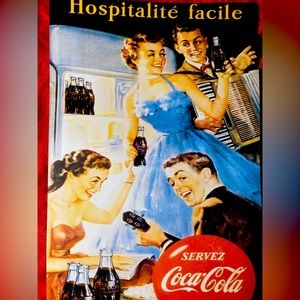 1980’s French Coca Cola poster